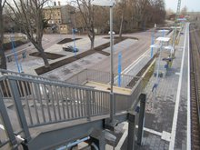 Seit Ende 2020 können die neuen Stellplätze für Räder, Pkw sowie die Bushaltestellen genutzt werden.