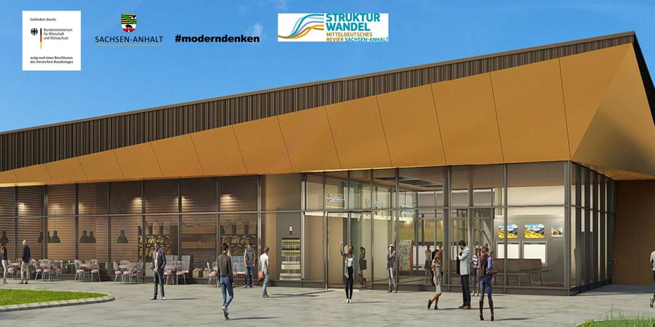 So soll das neue Bahnhofsgebäude aussehen: ein moderner Baukörper mit vielen Funktionen für die Reisenden