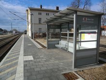 Bahnsteig Richtung Weißenfels