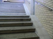 Alle Treppen sind mit Radspuren ausgerüstet
