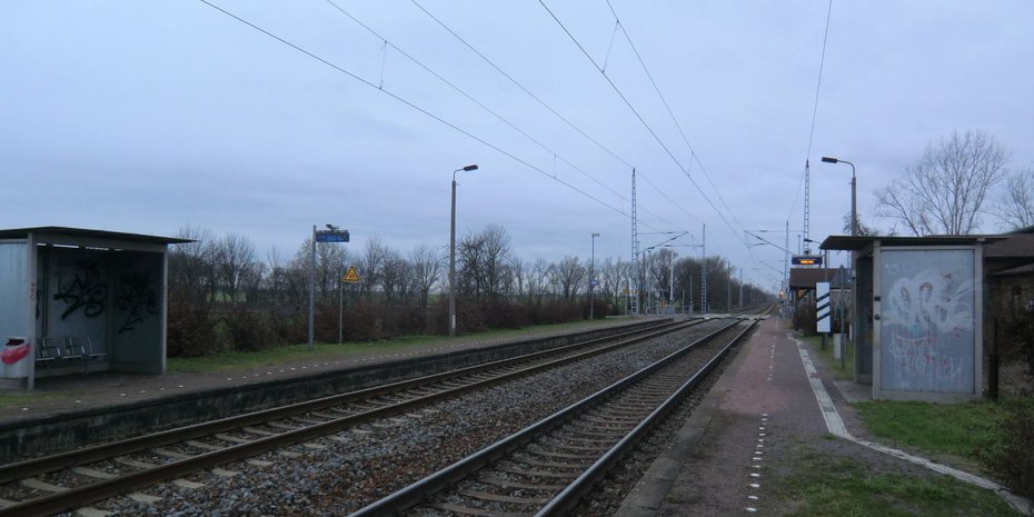 Bahnsteige und Ausstattung haben noch lange keinen S-Bahn-Standard